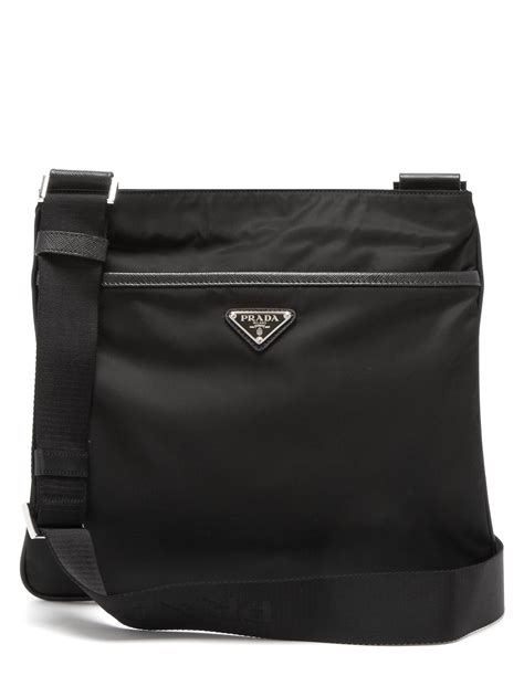 prada messenger bag black|Prada Messenger bag men's.